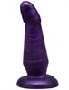Анальный стимулятор Eroticon, гелевый, перламутрово-фиолетовый, 12*3,5см - фото 49085