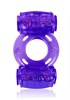 Вибро-кольцо Erowoman с двумя вибропулями, фиолетовый силикон - фото 49436
