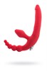 Безременной анатомический страпон, Black&Red, красный 35 см - фото 51401