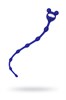 Анальная цепочка ToDo by Toyfa Froggy, силикон, синяя, 27,4*1,4см - фото 51411
