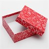 Коробка подарочная 'Сердечки на красном', 15,5 ? 15,5 ? 6,5 см. - фото 53710