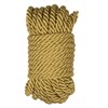 Шелковая бондажная веревка для шибари золотая, 10м - фото 54898