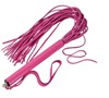 Розовая многохвостая плеть MIX - 47 см. - фото 55592