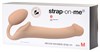 Безремневой страпон Strap-On-Me Semi-Realistic гибкий телесный, М 00001309137 - фото 56614