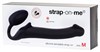 Безремневой страпон Strap-On-Me гнущийся черный, М 00001309142 - фото 56615