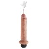 Фаллос с имитацией семяизвержения  7 Squirting Cock, телесный 21,6*4,4см 00001309876 - фото 59294