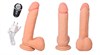 Вибратор RealStick Elite Remote, с ДУ, TPR, телесный, 10 режимов, 20*4 см 00001307711 - фото 59672