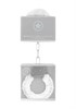 Металлические наручники с меховой обивкой Beginner's Handcuffs Furry, белые 00000116765 - фото 60170