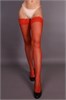 Чулки в мелкую сетку AmorEL Rosa roja, красные S/L 00001308974 - фото 61017