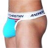 Мужские трусы стринги голубые Andrew Christian размер XL 00001309980 - фото 61355