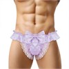 Мужские ажурные трусы джоки фиолетовые Romeo Rossi размер L 00001309994 - фото 61369