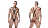 Мужское боди со стрэпами LaBlinque черное, размер L/XL 00001309996 - фото 61371