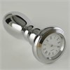 Анальная пробка металл серебро с часиками Sex Time ? 2,6 см 00001310281 - фото 63561